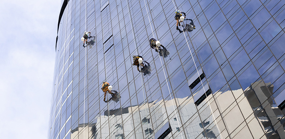 facade window cleaning  - Allied Commercial